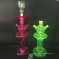 Shisha Glas Kristall 47cm hoch und LED-Licht